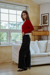 MOON NIGHT WIDE PANTS / BLACK