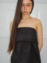 SLEEVELESS SHIRRING TOP