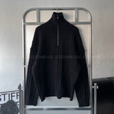 ACN Twisted pottery Half zip-up (4 colors)