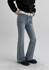 [B-DENIM] ロースリムブーツカット 037
