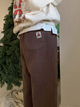 Teddy Bear Patch Training Jogger Pants (10color)