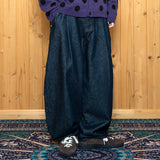 XP172 Big Wide Balloon Denim Pants (INDIGO)