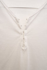 Hook Henry Neck Long Sleeve (Ivory)