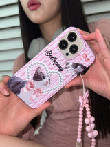 [Twisted knit Cat] Hard case