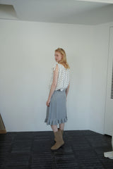 Aile frill skirt_gray