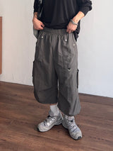 Strap Utility Nylon Bermuda Pants (3color) (No.968)