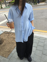 [unisex] Kento One-Tuck Balloon Wide Slacks