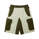 SYMBOL EMBROIDERY SHORTS PANTS [KHAKI]