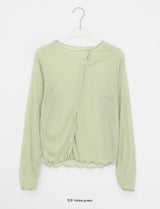 Izumo Diagonal Unbalance Summer Cardigan