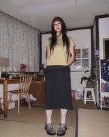 (3color) Pocket Wrap Belt Flare Midi Skirt