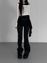 solitude striped bootcut