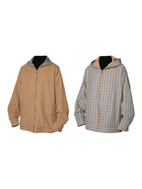 24AW クリサリスデュアルフォームフォワード＆バックジップニットジャケット