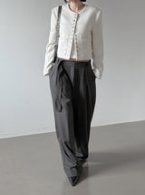 Bandell Strap Pintuck Slacks