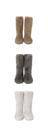 Sheer Mink Fur Ugg Boots (3Color)