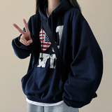 LOVE American flag hood [Fleece]