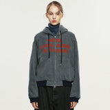 Legal Alien washed hoodie Jacket_Shadow Grey