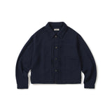Weave trucker jacket / Navy