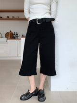 FRILL CAPRI PANTS (3C)