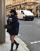 [BELLIDE MADE] シングルハーフトレンチコート