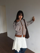 Melting Stripe Hooded Zip-Up (3color)