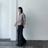 Relaxed Fine Check Shirt