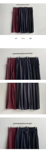 Puton Stitch Wide Sweat Pants (3 colors)