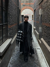 M2 WOOL REVERSE TUCK SLACKS