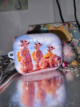 Furry Friends airpods case_Meerkat