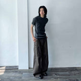 Retro Washed Silhouette Cargo Pants