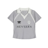 シビアカラーストライプTシャツ 232513990