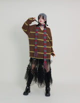 Hayley Cancanシースルーレースロングスカート