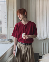 Snapd Round Short Sleeve Cardigan