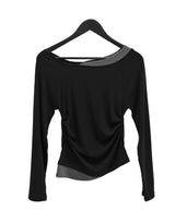Sherry Layered Boat Neck Tee