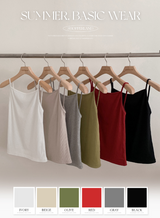 TR Boat Neck Rib Sleeveless (6color)