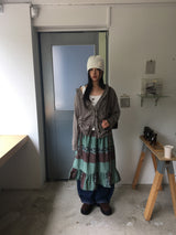 Punch Shirring Ruffle Cardigan (3color)