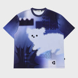 Gradation Maltese half sleeve T-shirt