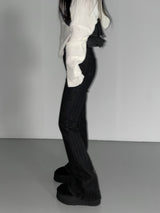 solitude striped bootcut