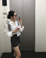 [BELLIDE MADE] 7 colors, daily standard cropped shirt