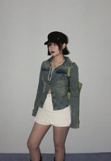 LOOK STITCH SUEDE CHAIN BAG (4COLORS!)