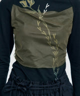 Ribbon Tied Wide Pants _ BLACK