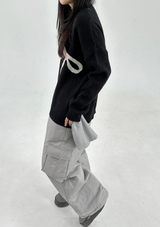 (PADDING HEATER PANTS🔥❤/STRING ADJUSTABLE)ユニセックスワイドパンツ/ 8カラー❤