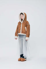 ADORABLE HOOD MUSTANG / CAMEL