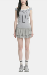 Lema Layered Tie T-shirt