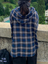 Authentic Hoodie Check Shirt 2C