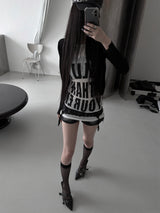 bold lettering sleeveless
