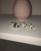 [925SILVER] ICING COOKIE STAR STUD RING