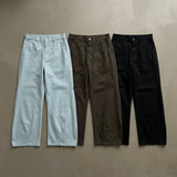 Brown Shadow Wide Pants