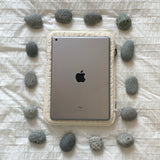 Clam Tablet&Laptop case _ Soft cream (15 inch)