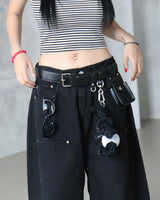 pocket key ring belt