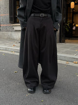 M2 WOOL REVERSE TUCK SLACKS